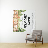 Bos Dieren Baby Jongen Douche Party Fotoshoot Wandkleed (In Situ (horizontaal))