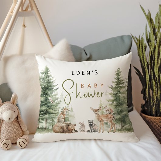 Bos Dieren Baby Shower Kussen