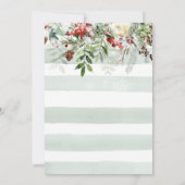 Bos Dieren Baby shower Uitnodigingsbos Kaart (Achterkant)