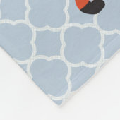 Bos Dieren Gepersonaliseerde Fleece Deken (Hoek)