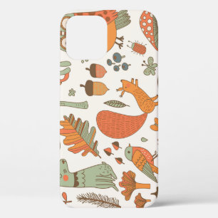 Bos dieren: herfst kleurrijke achtergrond. Case-Mate iPhone case