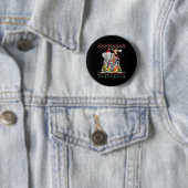 Bos Dieren Kerst Idee Kinder Oerwoud Dier C Ronde Button 5,7 Cm (In situ)
