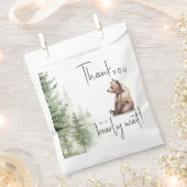 Bos dieren kunnen we nauwelijks wachten dank u bedankzakje (Geknipt)
