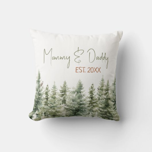 Bos Dieren Moeder & Vader Kalf Kussen (Voorkant)