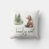 Bos Dieren Waarop We Knap Lastig Kunnen Wachten Kussen (Voorkant)