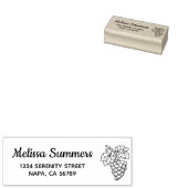 Bos Druiven Retouradres Rubberstempel (Gestempeld)