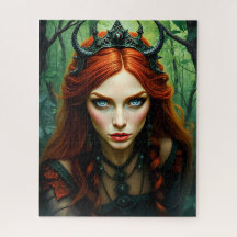 Bos Dryade Koningin - Mystieke Natuur Fantasy Kuns