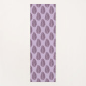 Bos Echo Lavendel Mist Stof Plum Yogamat (Voorkant)