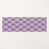 Bos Echo Lavendel Mist Stof Plum Yogamat (Voorkant (horizontaal))