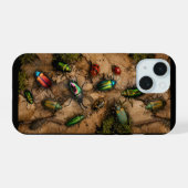 Bos Edelstenen Kever Hoesje iPhone 15 Case (Achterkant horizontaal)