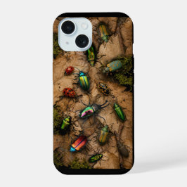 Bos Edelstenen Kever Hoesje iPhone 15 Case