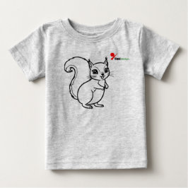 Bos Eekhoorn Baby T-Shirt