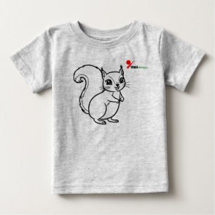 Bos Eekhoorn Baby T-Shirt