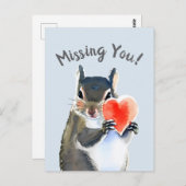 bos Eekhoorn die je mist Briefkaart (Voorkant / Achterkant)