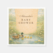 Bos Eend Baby Shower Servet (Voorkant)