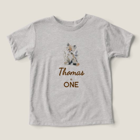 Bos eerste verjaardag shirt (Design voorkant)