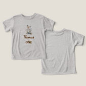 Bos eerste verjaardag shirt (Ontwerp Voorkant & Achterkant)