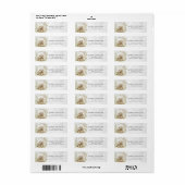 Bos egel | Bos retouradreslabel Etiket (Full Sheet)