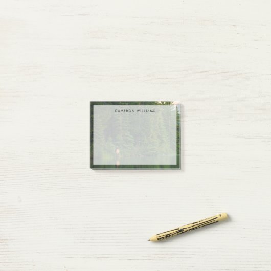 Bos | Elk in het nationale park Alberta Banff Post-it® Notes (Op bureau)