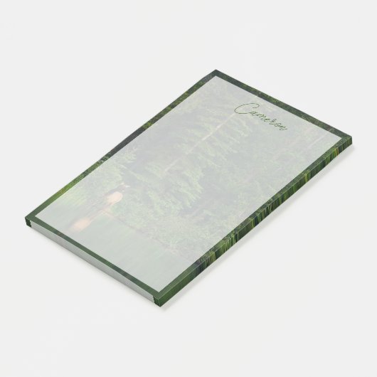 Bos | Elk in het nationale park Alberta Banff Post-it® Notes (Schuin)