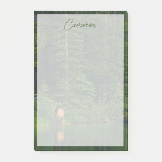 Bos | Elk in het nationale park Alberta Banff Post-it® Notes (Voorkant)