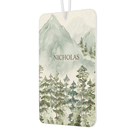 Bos en Berg Natuur Waterverf Luchtverfrisser (Links)