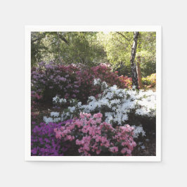 Bos en bloemen papier servet