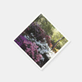 Bos en bloemen papier servet (Hoek)