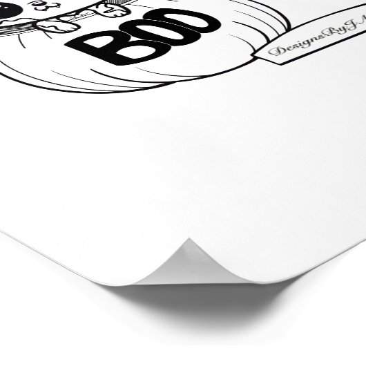 Bos en boogschutter kleur uw eigen Poster (Hoek)