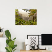 Bos- en oceaanlandschap poster (Thuiskantoor)
