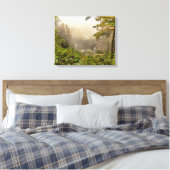 Bos- en oceanlandschap canvas afdruk (Insitu (Slaapkamer))