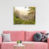 Bos- en oceanlandschap canvas afdruk (Insitu (Woonkamer))