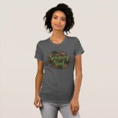 Bos en regenbogen wildernis ontwerp t-shirt (Voorkant volledig)