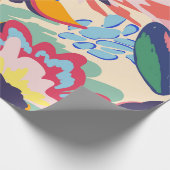 Bos en rozen cadeaupapier (Hoek)