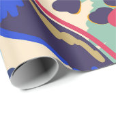 Bos en rozen cadeaupapier (Rol Hoek)