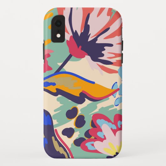 Bos en rozen Case-Mate iPhone case (Achterkant)