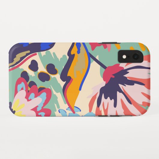 Bos en rozen Case-Mate iPhone case (Achterkant (horizontaal))