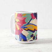 Bos en rozen koffiemok (Voorkant links)