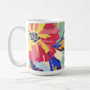 Bos en rozen koffiemok