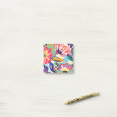 Bos en rozen post-it® notes (Op bureau)