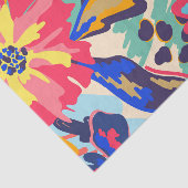 Bos en rozen tissuepapier (Detail)