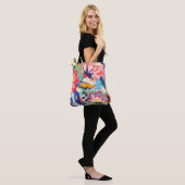 Bos en rozen tote bag (Op model)