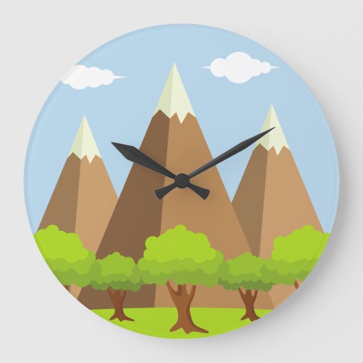 Bos en Topjes Grote Klok (Voorkant)