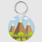 Bos en Topjes Sleutelhanger (Achterkant)