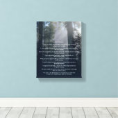 Bos en zon doen het in ieder geval canvas afdruk (Insitu (Houten vloer))