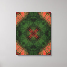 Bos Energie Kaleidoscoop Fractale Kunst Canvas Afdruk