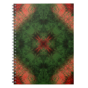 Bos Energie Kaleidoscoop Fractale Kunst Notitieboek