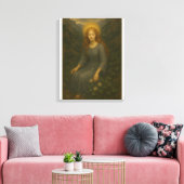 Bos engel – Goddelijk licht portret Canvas Afdruk (Insitu (Woonkamer))