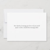 Bos Eucalyptus Groene Dankjewel Bedankkaart (Achterkant)