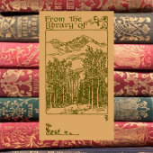 Bos-ex-libris Etiket
